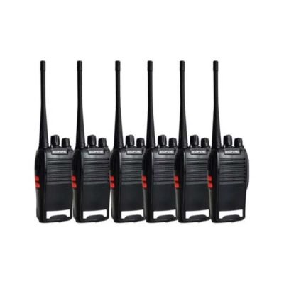 Rádio Walkie Talkie Baofeng - Kit com 6